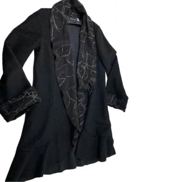 NOVELTI Open Throw Collared Coat size small - Picture 1 of 9